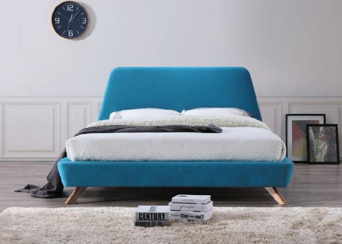 Кровать двуспальная Signal Gant (СМ 160х200) c ортопедическим основанием ( 160х200 , дерево/ткань , бирюзовый , без подъемного мех. , без ящиков , без матраса (Signal) ) Кровать двуспальная Signal Gant (СМ 160х200) c ортопедическим основанием ( 160х200 , дерево/ткань , бирюзовый , без подъемного мех. , без ящиков , без матраса (Signal) )