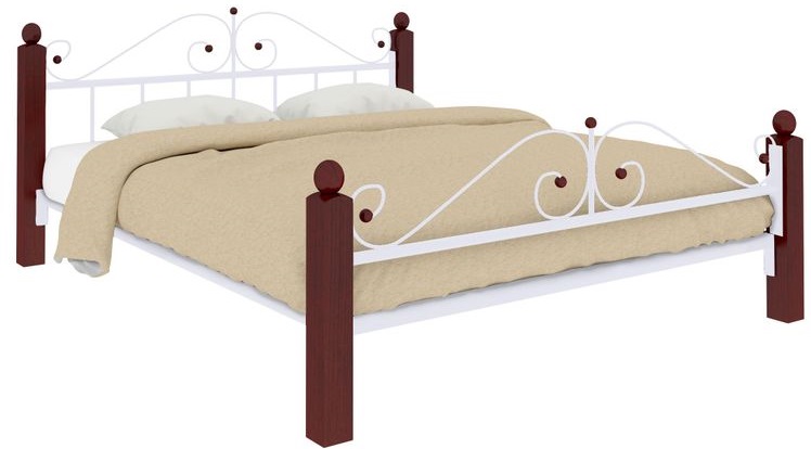 Фото Кровать односпальная Диана Lux Plus (СМ 120х200) трубка металл от производителя Милсон в Бахчисарае по цене 21 230 ₽