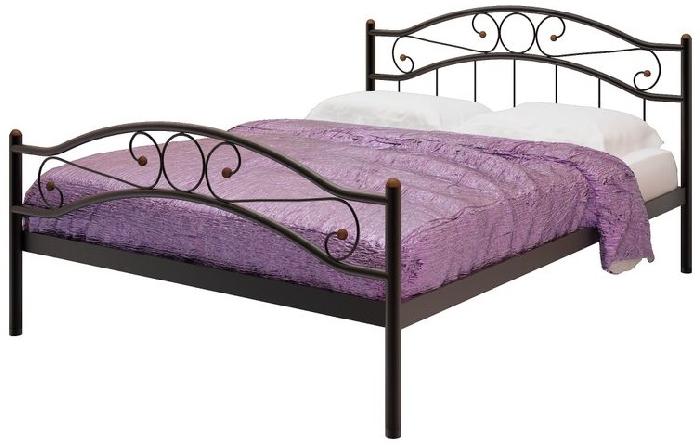 Кровать двуспальная Надежда Plus (СМ 160х200) трубка металл ( 160х200 , металл , медная шагрень , без подъемного мех. , без ящиков , без матраса (Милсон) ) Кровать двуспальная Надежда Plus (СМ 160х200) трубка металл ( 160х200 , металл , медная шагрень , без подъемного мех. , без ящиков , без матраса (Милсон) )