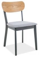 Стул Signal Vitro ( Обивка стула:ткань, графит/дуб, серый (Signal) ) в Бахчисарае от производителя 