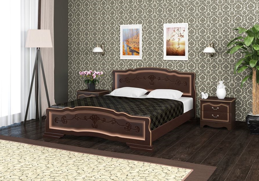 Фото Кровать односпальная Карина-6 (СМ 90х200) без основания с универсальными царгами от производителя Браво-мебель в Бахчисарае по цене 15 300 ₽