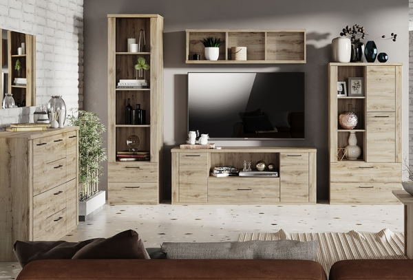 Фото Тумба 2D4S Дорсет (Doorset) в Бахчисарае по цене 20 090 ₽ от производителя Анрэкс, код товара  шт Фото Тумба 2D4S Дорсет (Doorset) от производителя Анрэкс в Бахчисарае по цене 20 090 ₽