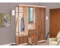 Прихожая Елена 3 (Цвет корпуса:ясень шимо светлый, цвет фасада:ясень шимо темный (Мебель Маркет) ) в Бахчисарае от производителя 