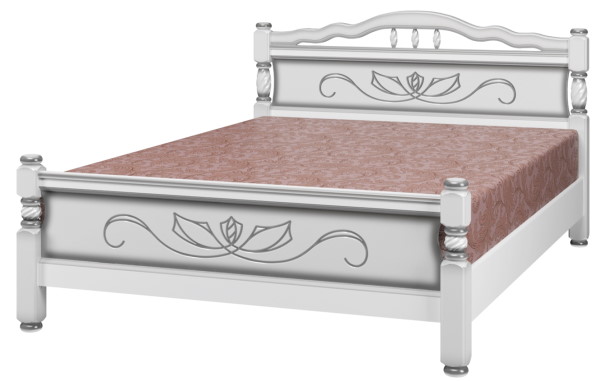 Фото Кровать односпальная Карина-5 (СМ 120х200) без основания с универсальными царгами от производителя Браво-мебель в Бахчисарае по цене 16 840 ₽