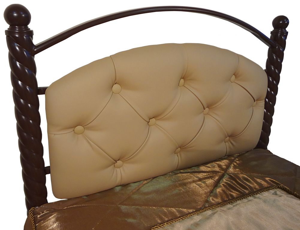 Фото Кровать односпальная Стефани-800 (СМ 80х190) основание металл трубка  от производителя Металл-Конструкция в Бахчисарае по цене 11 170 ₽