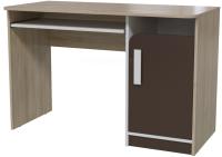 Стол компьютерный Арабика (лдсп, лдсп дуб ривьера,  дуб ривьера, арабика, дуб ривьера-белый-арабика (Гранд Кволити) ) в Бахчисарае от производителя 