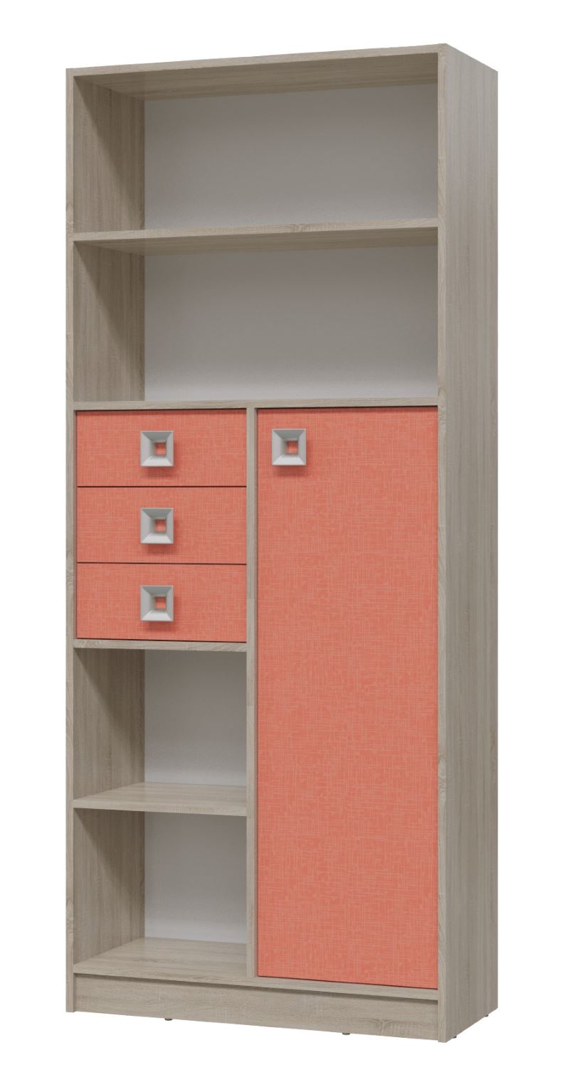 Фото Шкаф-стеллаж Сити с ящиками от производителя Гранд Кволити в Бахчисарае по цене 13 560 ₽