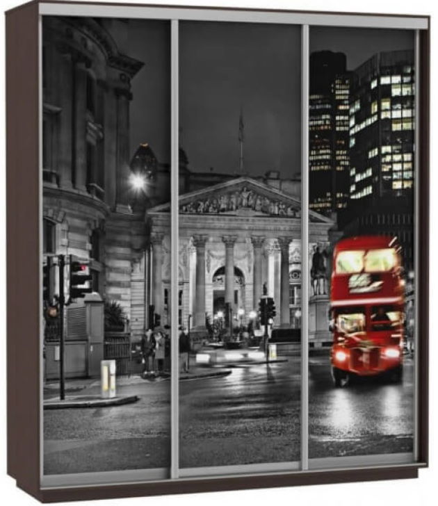 Фото Шкаф-купе Экспресс Трио Фото (1,8х0,6х2,2 - 3 двери) от производителя Мебельная компания Е1 в Бахчисарае по цене 44 410 ₽