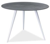 Стол обеденный Signal Evita (металл, стекло-серый,  белый (Signal) ) в Бахчисарае от производителя 