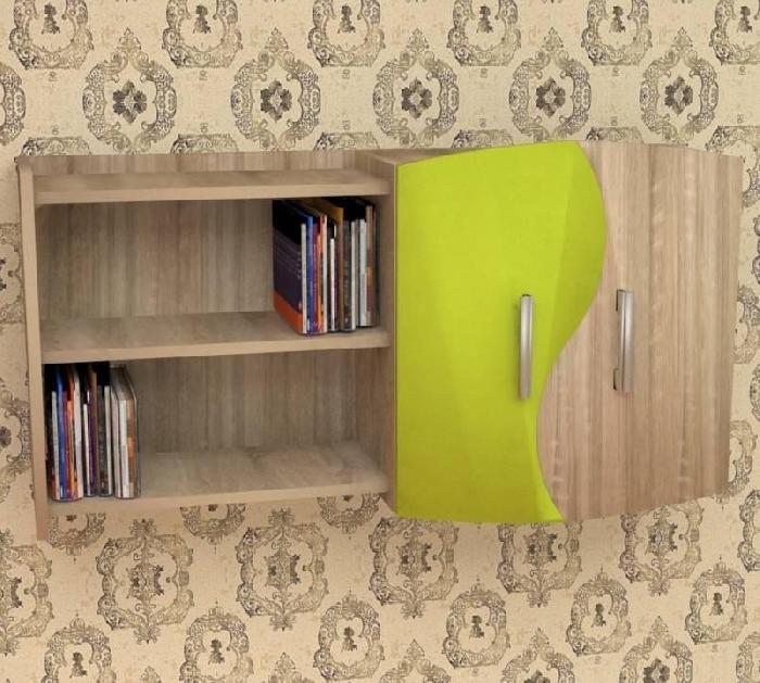 Полка навесная ПН-3 (дуб сонома-лайм (Пирамида) ) Полка навесная ПН-3 (дуб сонома-лайм (Пирамида) )