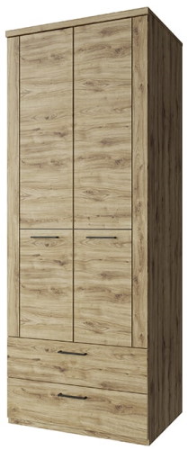 Фото Шкаф 2DG2S Дорсет (Doorset) (80) двухдверный от производителя Анрэкс в Бахчисарае по цене 25 870 ₽
