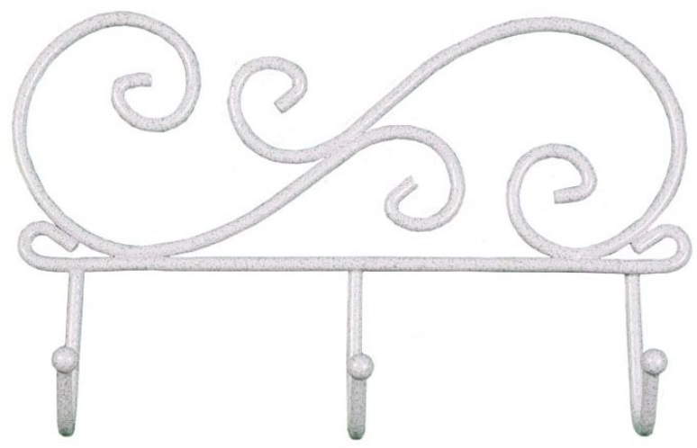 Фото Вешалка настенная Кружева 3 от производителя Завод металлических изделий в Бахчисарае по цене 230 ₽