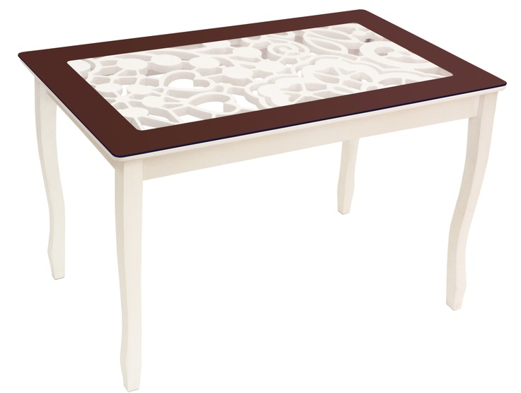 Фото Стол обеденный Стиль 2 Ажур III от производителя Мебель из стекла в Бахчисарае по цене 13 770 ₽