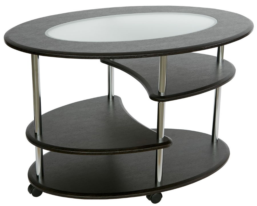 Фото Стол журнальный Эллипс (стекло) от производителя Калифорния в Бахчисарае по цене 9&nbsp;060 ₽