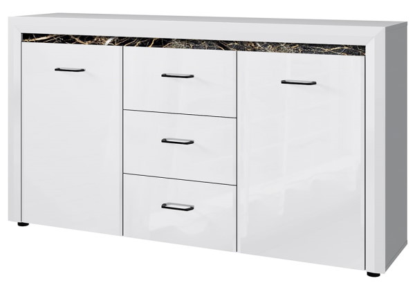 Фото Тумба 2D3S ВайтБлек (WhitBlack) от производителя Анрэкс в Бахчисарае по цене 28 410 ₽