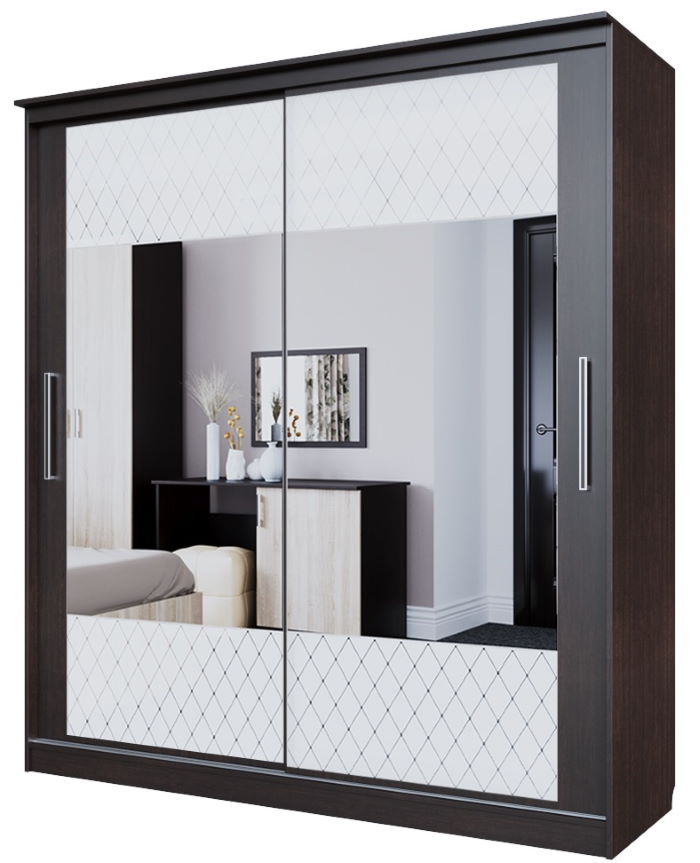 Фото Шкаф-купе №19 Классик белый (2,0 - 2 двери) от производителя SV-мебель в Бахчисарае по цене 46 560 ₽