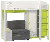 Кровать двухъярусная 11.20 Альфа (СМ 80х190) с основанием в интернет магазине Планета Комфорта Фото detskie-krovati кровать двухъярусная 11.20 альфа (см 80х190) с основанием производитель Моби