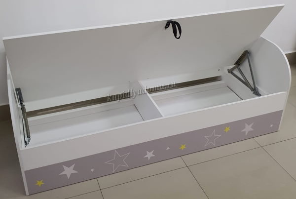 Фото Кровать детская Трио КРП-01 (СМ 80х186) с подъемным механизмом от производителя Мебелони в Бахчисарае по цене 16 180 ₽