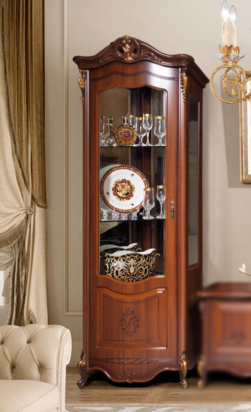 Фото Шкаф-витрина Аллегро 2 от производителя Слониммебель в Бахчисарае по цене 39&nbsp;300 ₽