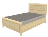 1. Кровать 1200 КР-1021 (Ясень Асахи)