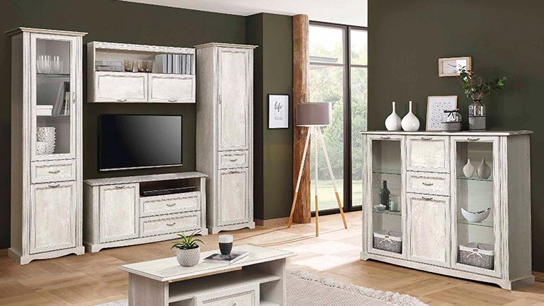 Фото Полка навесная 32.19 Сохо от производителя Олмеко в Бахчисарае по цене 6&nbsp;520 ₽