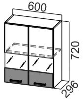 Фото kukhonnye-shkafy-so-steklom кухня арабика шкаф навесной ш600с производитель SV-мебель