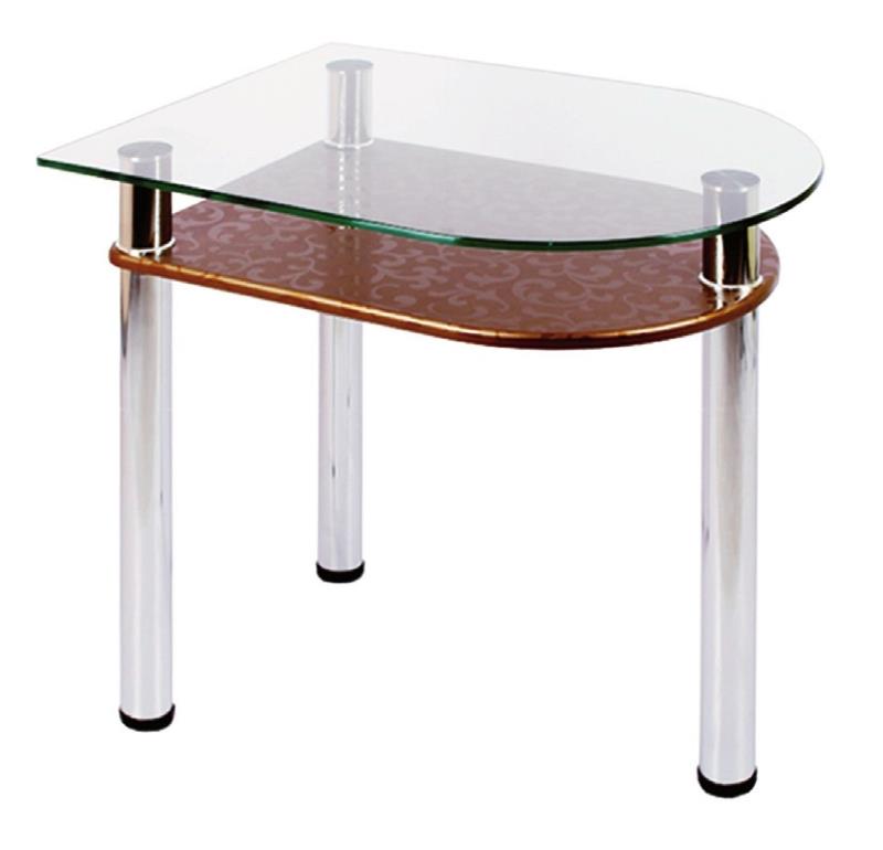 Фото Стол обеденный 4.4 с полкой  от производителя Мебель из стекла в Бахчисарае по цене 4&nbsp;270 ₽