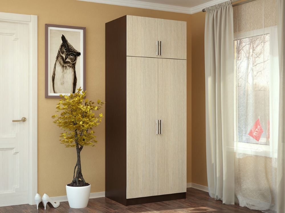 Фото Шкаф с перегородкой (80) двухдверный от производителя БТС  в Бахчисарае по цене 10&nbsp;220 ₽