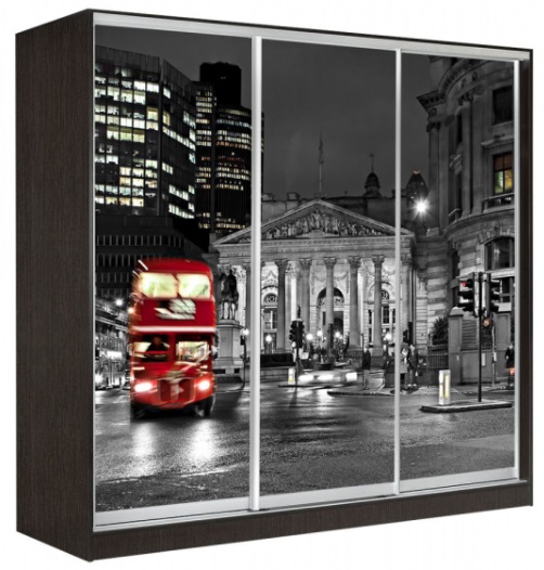 Фото Шкаф-купе Оскар 4 (2,22х0,6х2,2 - 3 двери) от производителя Мебель Маркет в Бахчисарае по цене 76 160 ₽