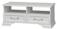 Тумба для ТВ Грация (2 ящ) (белый, белый (Браво-мебель) ) в Бахчисарае от производителя 