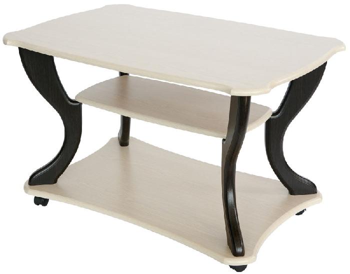 Стол журнальный Маэстро СЖ-02 (пластик, мдф-дуб,  черный, дуб-венге (Калифорния) ) Стол журнальный Маэстро СЖ-02 (пластик, мдф-дуб,  черный, дуб-венге (Калифорния) )