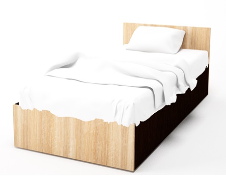 Фото Кровать односпальная Эдем-5 (СМ 90х200) комплектуется настилом от производителя SV-мебель в Бахчисарае по цене 8 990 ₽