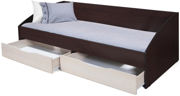 Фото Кровать односпальная Фея-3 (симметричная) (СМ 90х200) с основанием от производителя Олмеко в Бахчисарае по цене 14&nbsp;030 ₽