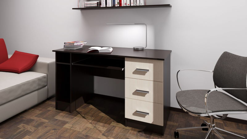 Фото Стол компьютерный ПКС-4 (1,4) от производителя ПАМИР в Бахчисарае по цене 6 940 ₽