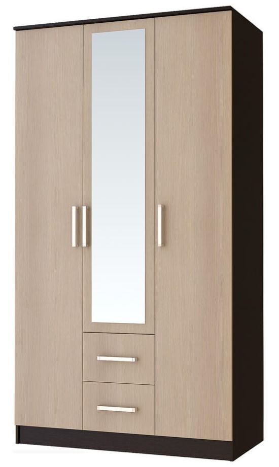 Фото Шкаф Фиеста (120) трехдверный от производителя БТС  в Бахчисарае по цене 13&nbsp;360 ₽