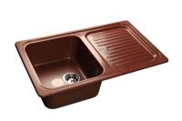 Мойка Granfest GF-S780L (ГР 780х500хh200) (шир.ящ.min 500) (Цвет мойки светло-розовый) в Бахчисарае от производителя 