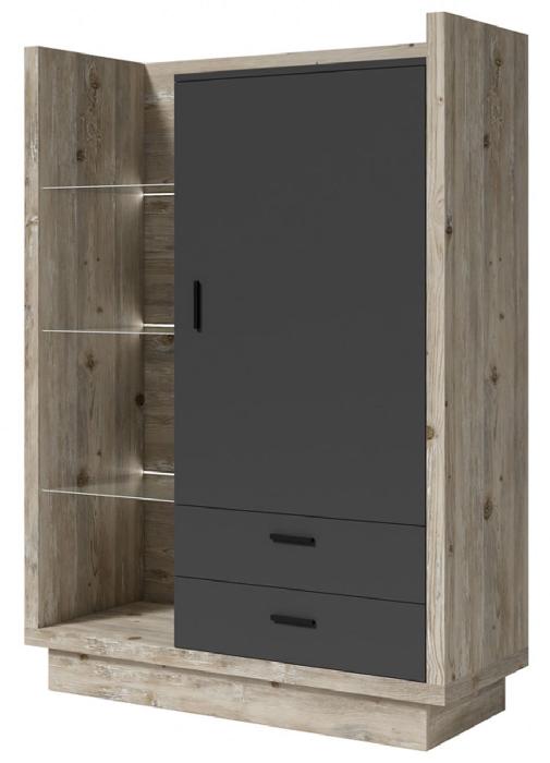 Комод-1D2S typ 42 Talina (oslo pine-antracyt laminat (Helvetia) )