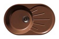 Мойка Granfest GF-R750L (ГР 750х460хh200) (шир.ящ.min 450) (Цвет мойки серый ) в Бахчисарае от производителя 