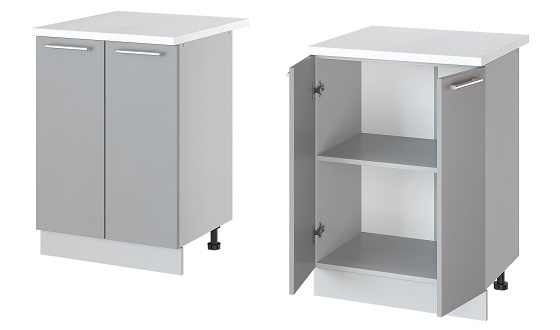 Фото Кухня Бронкс стол-рабочий Н-60 в Бахчисарае по цене 4 420 ₽ от производителя Леко, код товара 2000001719619, 2000001719626, 2000001719633, 2000001719640 шт Фото Кухня Бронкс стол-рабочий Н-60 от производителя Леко в Бахчисарае по цене 4 420 ₽