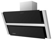 Вытяжка наклонная Ravensbourne 90 (896х243хh775(1055)) (Материал Металл/Стекло , Цвет Металлик/Черный) в Бахчисарае от производителя 