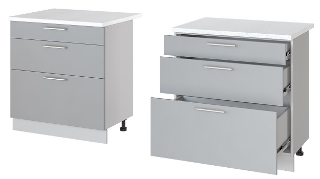 Фото Кухня Бронкс стол-рабочий Н-83 в Бахчисарае по цене 9 630 ₽ от производителя Леко, код товара 2000001720851, 2000001720868, 2000001720875, 2000001720882 шт Фото Кухня Бронкс стол-рабочий Н-83 от производителя Леко в Бахчисарае по цене 9 630 ₽