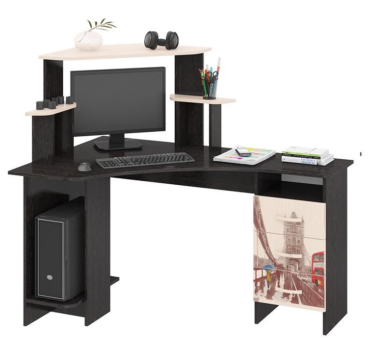 Фото Стол компьютерный Бумеранг-3Н(М) (Л) от производителя ТриЯ в Бахчисарае по цене 15&nbsp;410 ₽