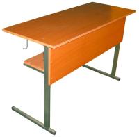 Фото  парта двухместная ученик-6п производитель Металл-Конструкция