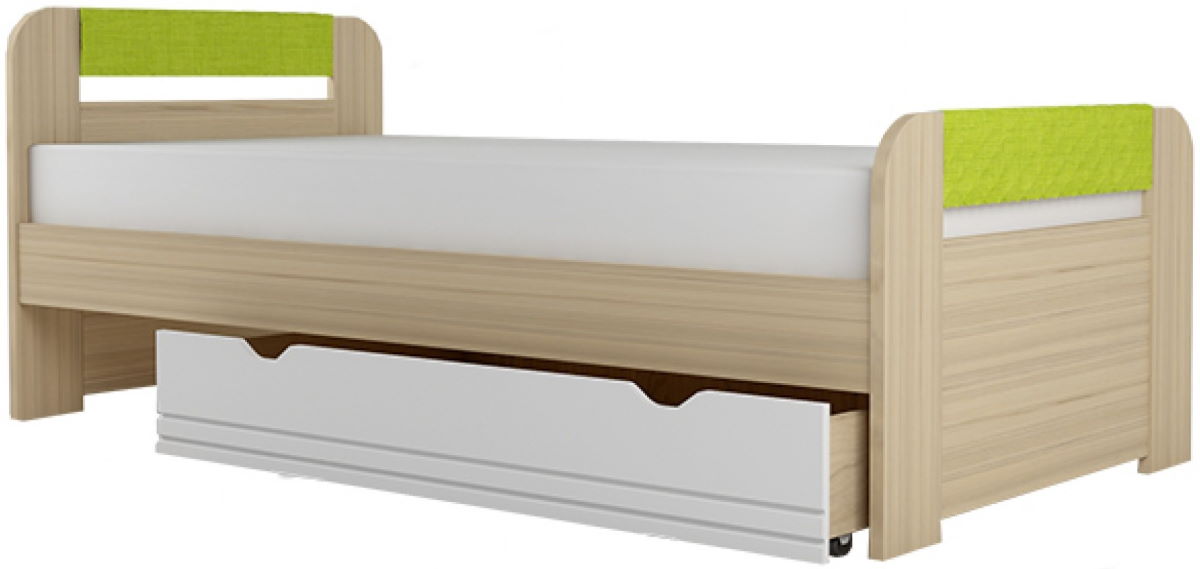 Фото Кровать односпальная Стиль 900.3 (СМ 90х200) с основанием  от производителя Аквилон в Бахчисарае по цене 19 840 ₽