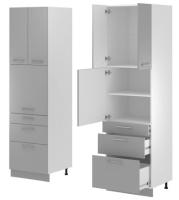 Кухня Монс пенал ПСВ-63 (белый, графит,(Леко)) в Бахчисарае от производителя 