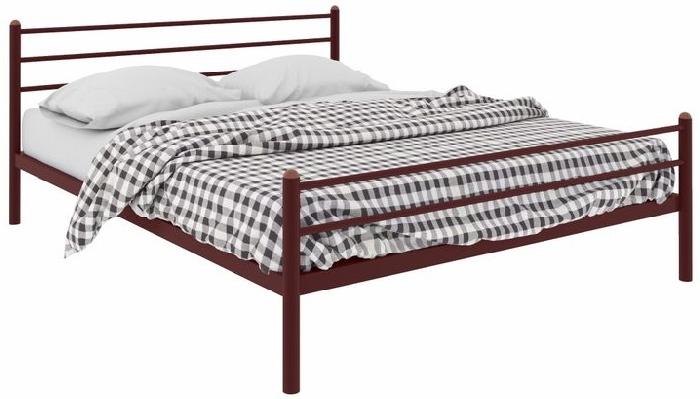 Кровать двуспальная Милана Plus (СМ 180х190) трубка металл ( 180х190 , металл , медная шагрень , без подъемного мех. , без ящиков , без матраса (Милсон) ) Кровать двуспальная Милана Plus (СМ 180х190) трубка металл ( 180х190 , металл , медная шагрень , без подъемного мех. , без ящиков , без матраса (Милсон) )