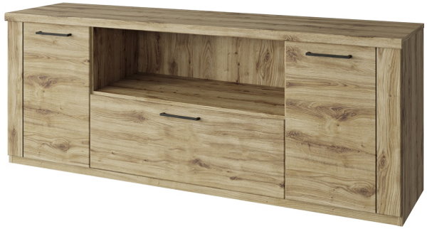 Фото Тумба RTV 2D1SN B Дорсет (Doorset) от производителя Анрэкс в Бахчисарае по цене 15 950 ₽