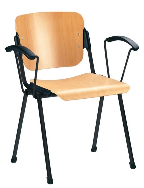 Фото Стул для посетителя Эра (Era) wood arm (крашенный) от производителя Новый стиль в Бахчисарае по цене 4 490 ₽