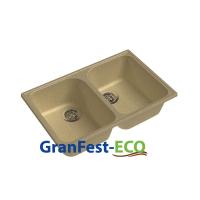 Мойка Granfest eco-15 (ГР 740х480хh200) (шир.ящ.min 720) без сифона (Цвет мойки черный) в Бахчисарае от производителя в интернет магазине Планета Комфорта Мойка Granfest eco-15 (ГР 740х480хh200) (шир.ящ.min 720) без сифона (Цвет мойки черный) в Бахчисарае от производителя
