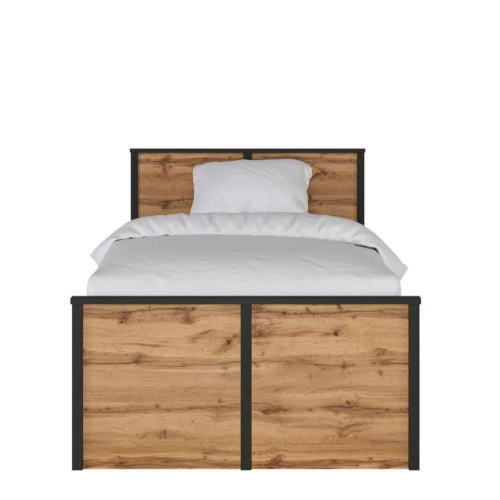 Фото Кровать односпальная Loft LOZ120x200 (СМ 120х200) с основанием от производителя Black Red White (БРВ) в Бахчисарае по цене 15 910 ₽